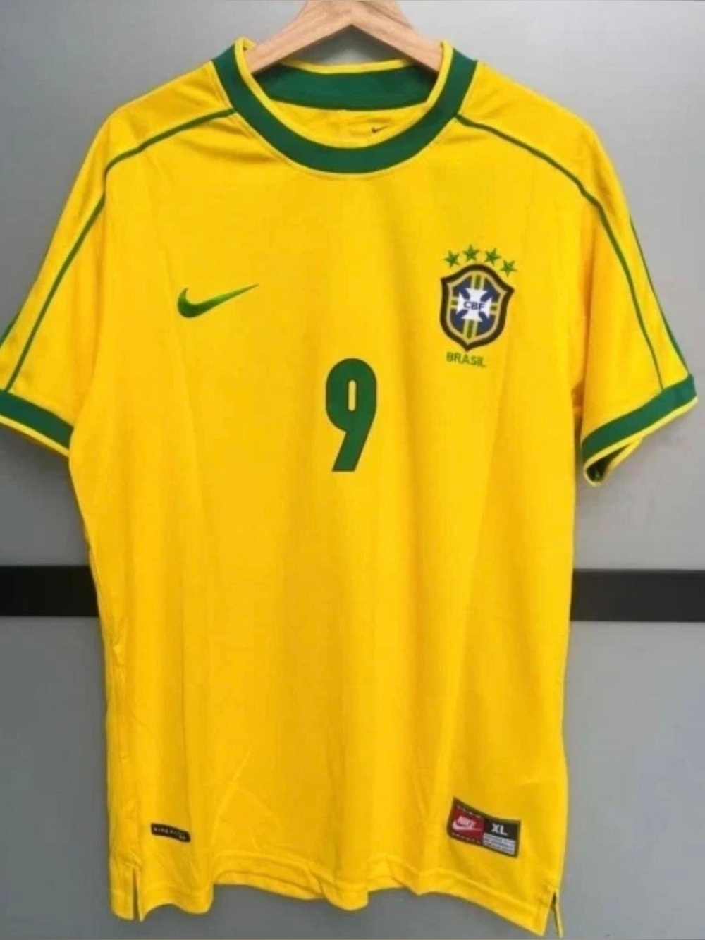 New Brazil Ronaldo Soccer Jersey 1998 World Cup